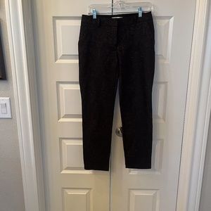 CHICO'S BLACK BROCADE DRESS PANT  SZ 00